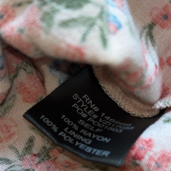 Crystal Doll Floral Tube Top Romper Size S - Picture 4 of 5